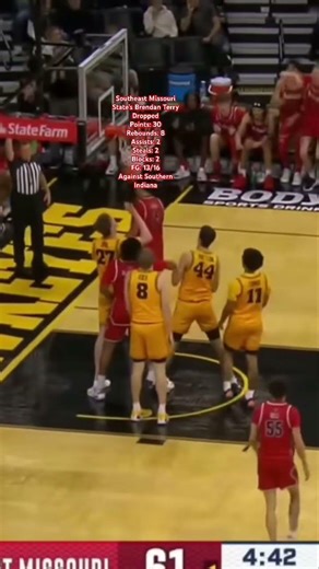 SEMO’s Brendan Terry 30 Points w/8 Rebounds! #basketball #shorts