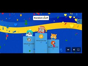 Kahoot podium (bots by killhoot.xyz) #petshub #kahoot #kahootlive