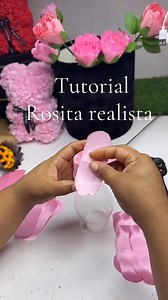 998K views · 6.8K reactions | Tutorial enseño a hacer una rosa realista, así es que acompáñame para ver todo el paso a paso #tutorials #rosa #rosaseternas #rosarealista #flores Part 3 | Carmen Altamirano beauty | Facebook
