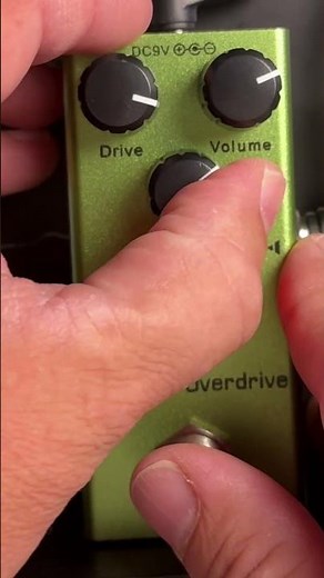 Vintage Overdrive Pedal #guitar #tubescreamer #overdrive