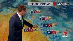 3.6K views · 21 reactions | Weather Forecast: Tony Auden "..a 95% chance of rain in Brisbane tomorrow in the form of showers and possible heavier storms." www.7News.com.au #7News | 7NEWS Brisbane | Facebook