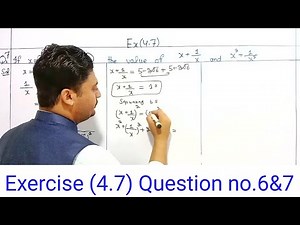 Class 9th Kpk textbook Maths Exercise 4.7 Question no 6 &7 || Kpk textbook maths solution class 9th
