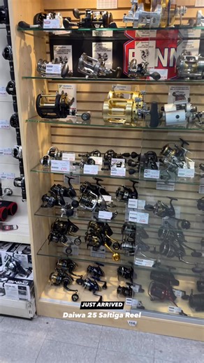 NEW Daiwa 25 Saltiga reels have landed. Built for serious saltwater anglers, they deliver huge cranking power, rock solid reliability and smooth control under pressure. From brutal runs to long sessions, this reel is made to perform when it counts 🎣 #DaiwaSaltiga #SaltwaterFishing #BigGameFishing #FishingGear #GlasgowAnglingCentre #FishingMegastore | Glasgow Angling Centre