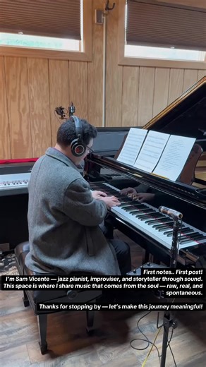 First notes.. First post! I’m Sam Vicente — jazz pianist, improviser, and storyteller through sound. This space is where I share music that comes from the soul — raw, real, and spontaneous. Thanks for stopping by — let’s make this journey meaningful. #JazzPiano #FirstPost #JazzMusician #PianoVibes #NYCJazz #Improvisation #RealMusic #PianistLife