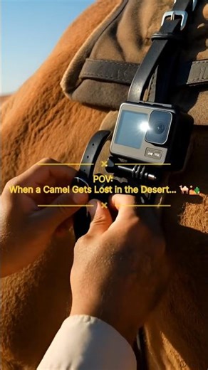 POV: A Camel Lost in the Desert… What It Found 🐪🏜️