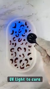 6K views · 26 reactions | Love Leopard Print? This One’s For You!  Hit "watch video" for the full tutorial. #epoxy #diy #resinart | LittleLee and Rose | Facebook