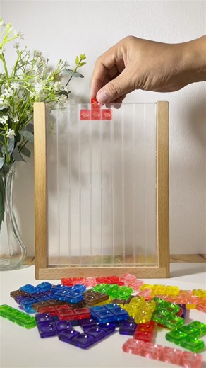 🎮 “Colorful Tetris Chaos | Funny ASMR Block Stacking Sounds!”