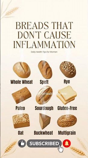 The Best Breads That Don't Cause Inflammation | Choose Your Bread Wisely 🥖✨