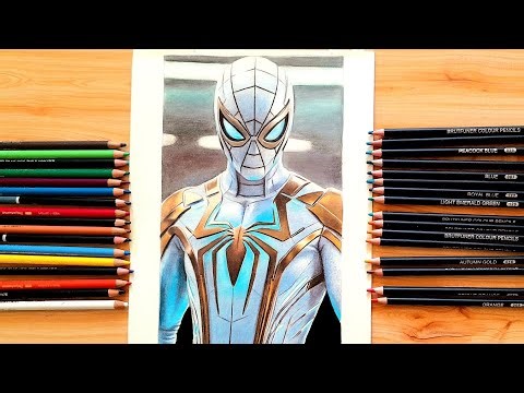 Unreal Spider-Man Pencil Drawing ✏️ | Full Realistic Drawing Process 🕷️🔥