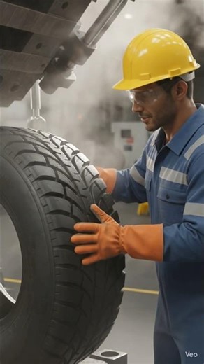 How Tires Are Made from Raw Rubber 🔥 #factorysecrets
