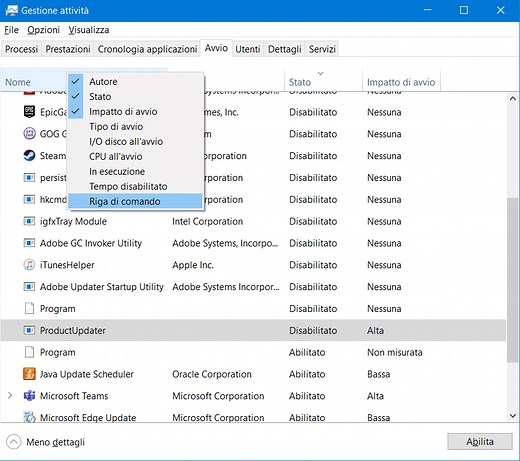 Program sconosciuto in avvio: come identificare che file si avvia con Windows