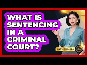 What Is Sentencing in a Criminal Court?