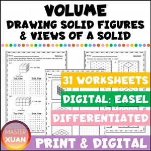 Volume Of Rectangular Prisms Worksheets, Composite Figures Surface Area Practice