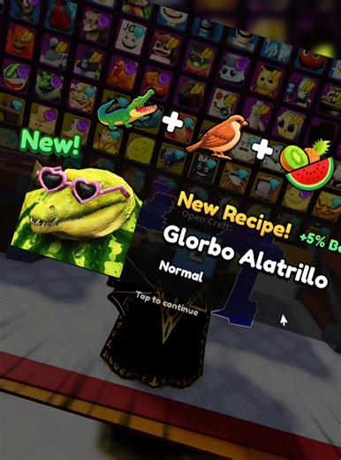 Unlocking Glorbo Alatrillo Recipe in Craft a Brainrot