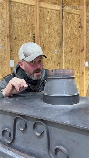 Quick Tip Install Your Flue Pipe Adapter the Right Way! #tip #flue #DIY #fyp #stove #reels | Tick Creek | Facebook