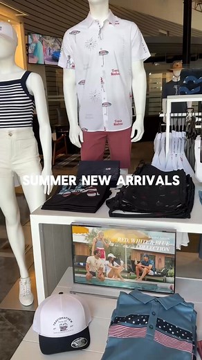 Summer new arrivals are here! Featuring our new limited-edition Red, White, & Blue collection. | TravisMathew Apparel