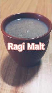 Ragi Malt - Health Drink - Easy Recipe