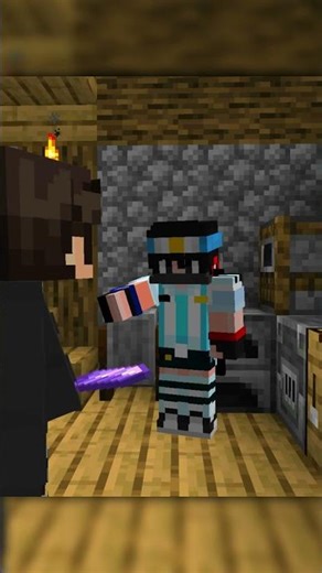 Soy yo o están tocando la puerta? #minecraft #humor #shorts