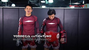Multiple time Muay Thai champion, Yoddecha Sityodtong, demonstrating 3 ways to set up a superman punch. If you're thinking about taking a training holiday and want to train with an extremely accomplished group of instructors, check out the Evolve Vacation program. | Muay Thai Camps in Thailand