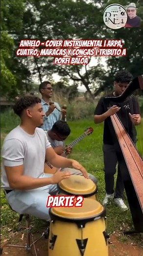 🎵 ANHELO – Cover Instrumental | Arpa, Cuatro, Maracas y Congas | Tributo a Porfi Baloa