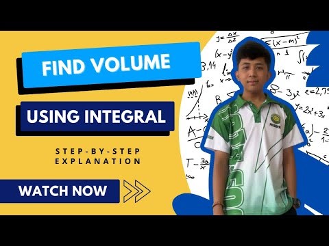 Volume of Solid Figures Using Integrals | Step-by-Step