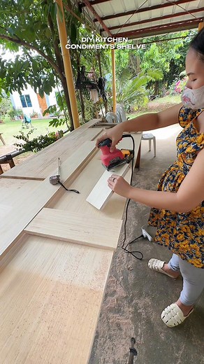 708K views · 8.9K reactions | DIY (FULL VIDEO) | Simple Kitchen Condiments Shelve ❤️ #fblifestyle | Boholana Queen | Facebook