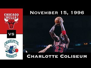 Full Game: The Space Jam Premiere | Michael Jordan vs Hornets (November 15, 1996)