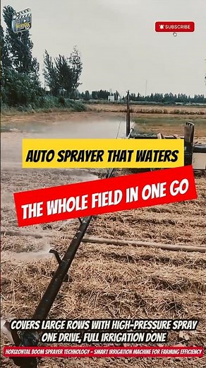 How This Smart Boom Sprayer Irrigates Fields with Perfect Precision