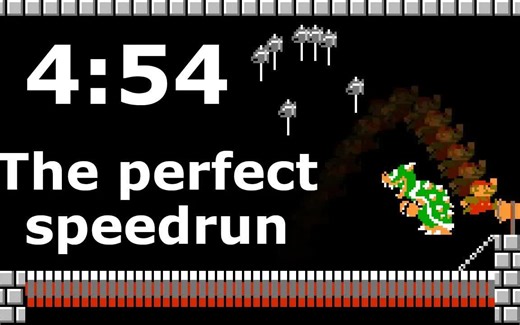 【自制字幕】【速通小讲堂】【Bismuth】为什么4:54是完美速通 - 超级马里奥兄弟速通记录分析