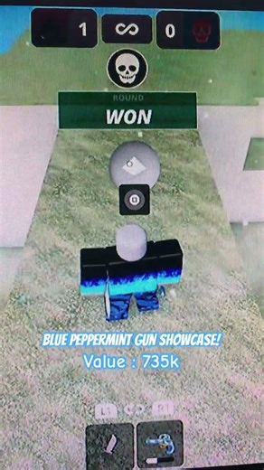 Blue Peppermint Gun mvsd showcase! #mvsd #rblx