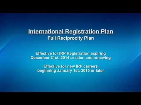 International Registration Plan - Full Reciprocity