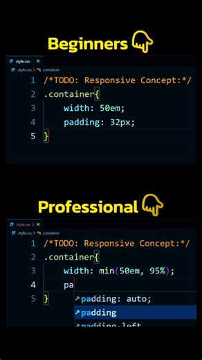 Responsive Web Design CSS Tricks | #shorts #coding