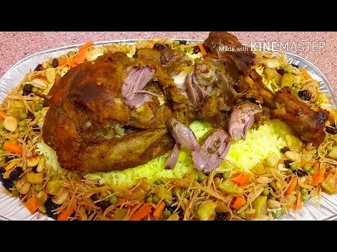 عمل قوزي على التمن (المفطح العراقي ) مع الشيف المبدع نعيم ابو الكص