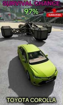 Jump & break test Part 194 #beamngdrive #crashtest #gaming