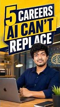 AI CAN’T REPLACE THESE JOBS 😱 #futureofwork #careeradvice #aicareers
