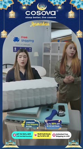 COSOVA 【Cloud 】10-Year Warranty! 100% Brand New 8.1-inch High Quality Double Coil Spring Mattress in Single/Double/Queen/King - Classic Comfort for Your FamilyD