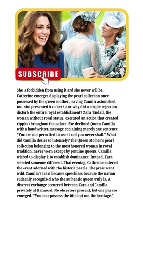 2 Min Ago: Zara Tindall Honors Princess Catherine with the Queen Mother’s Legendary Pearl Necklace