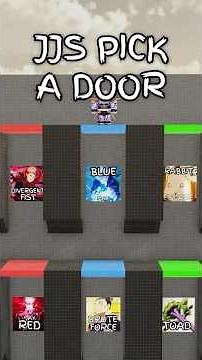 Jujutsu Shenanigans Pick a Door... #roblox #jujutsushenanigans