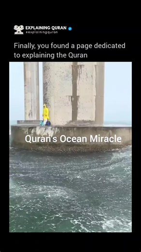 📌 Surah An-Nur (24:40) Describes the darkness of the deep ocean, a verse often mentioned in scientific discussions: “Or like darkness within a deep sea, covered by waves upon waves, topped by clouds…” This verse highlights the multiple layers of darkness and waves, something not known in ancient times. #i̇slam #quran #quranquotes #quranverses