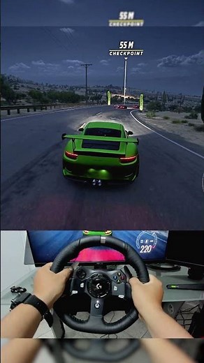 Testing the Aerodynamics at FULL SPEED 😱🔥 | Porsche 911 GT3 RS 2019 4K Logitech G920