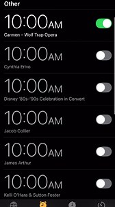 2.7K views · 13 reactions | SET YOUR ALARMS: 50+ shows go on sale Friday at 10 AM. → wolftrap.org/summer | Wolf Trap | Facebook