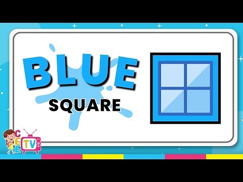 Learning Shapes with Cee: Kids Let's Explore Blue Squares! ✏️