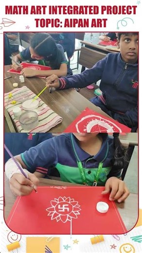 Aipan Art Meets Mathematics: Students Create Geometric Masterpieces | Math Art Project