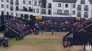 Teeing off Round 1 is 1985 Champion Golfer Sandy Lyle. The 147th Open Championship is underway! 🏌️ | The Open