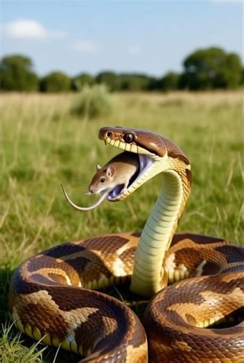 MrAIMonster - EPIC FEEDING Watch This Snake SWALLOW a Mouse Whole! Nature's Predator