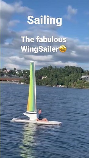 Sailing the fabulous #WingSailer. I simply couldn’t resist this one when I first saw it 2 years ago.