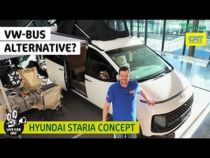 Hyundai Staria Camping Concept 2026: Elektro-Camper mit V2L und Schlafdach | CMT 2026