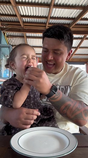 My daughter is learning how to share 😂