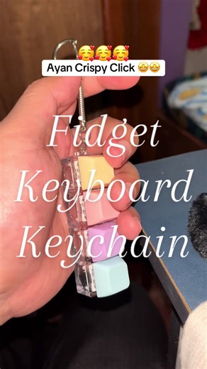 Ultimate Keyboard Fidget Keychain for Stress Relief