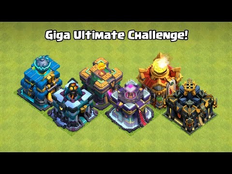 Giga Defense Challenge of Th 12,13,14,15,16 and Th 17 - Clash of Clans